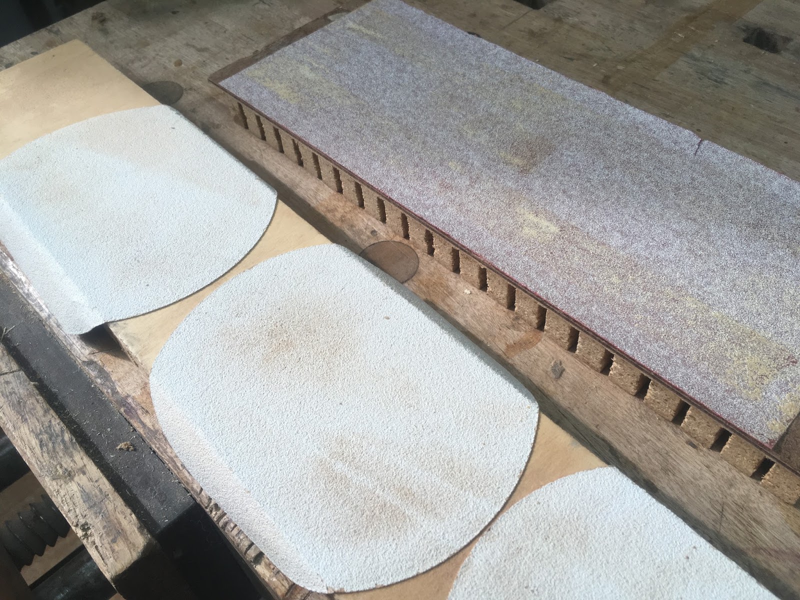 The Period Craftsmen Flexible sanding forms for curves.