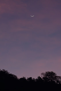 crescent moonrise