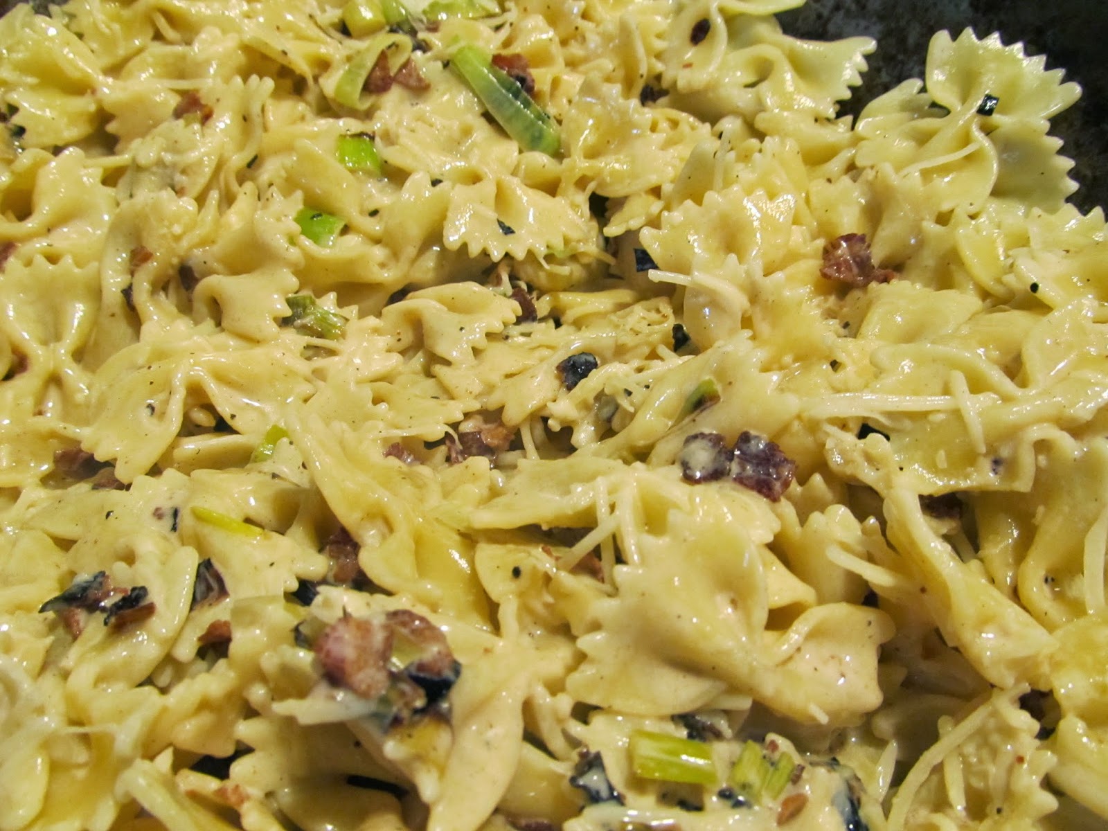 Nestful of love Pioneer Woman's Pancetta Pasta with Leeks