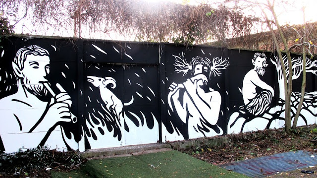 "Panismo" New Street Art Piece By Italian Artist MP5 In Torino. 8