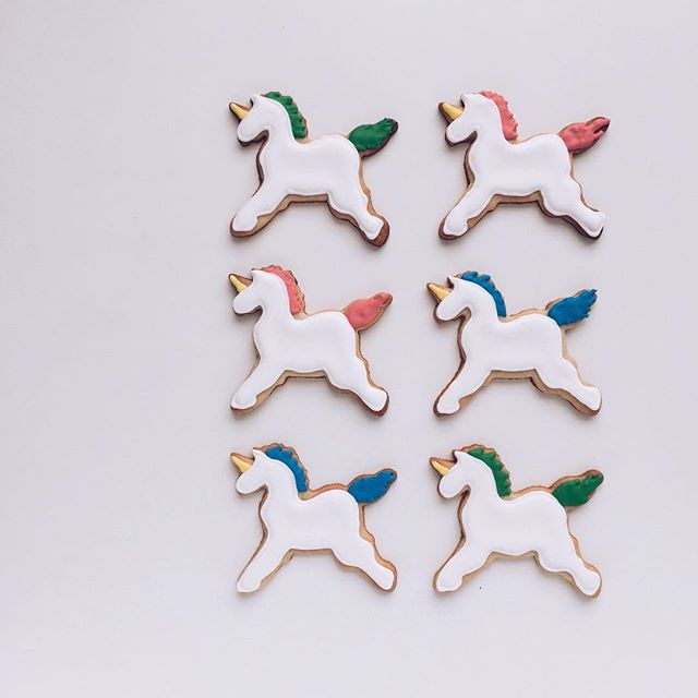 I Heart Baking Rainbow Unicorn Sugar Cookies With Royal Icing