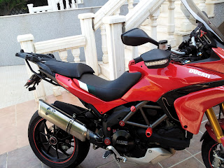 Ducati Multistrada - Asiento de moto tapizado 