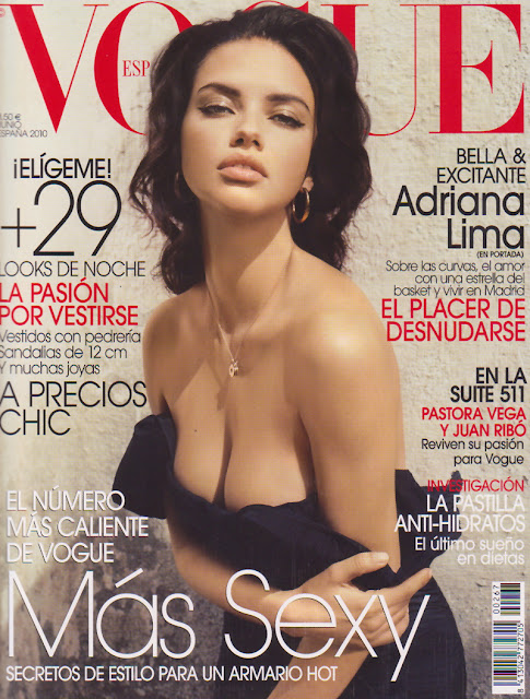 Adriana Lima for Vogue Spain June 2010 by Vincent Peters