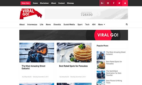 Chia sẻ Viral Go Blogger Template Chia sẻ Viral Go Blogger Template