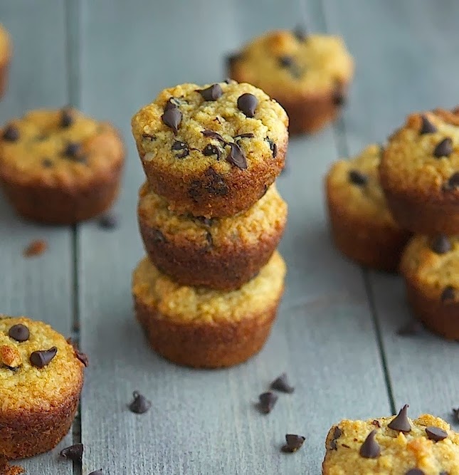 The Iron You (Paleo) Choc Chip Mini Muffins