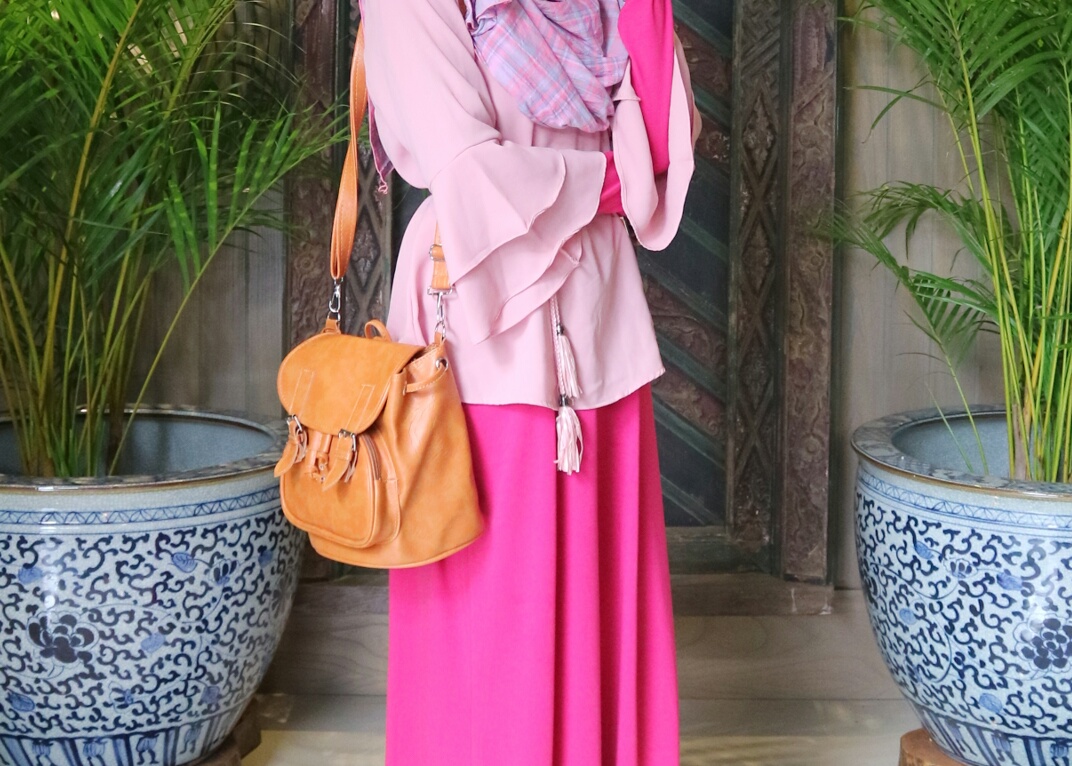 Beautifull Jilbab Yang Cocok Untuk Baju Warna Pink Fanta, Viral!