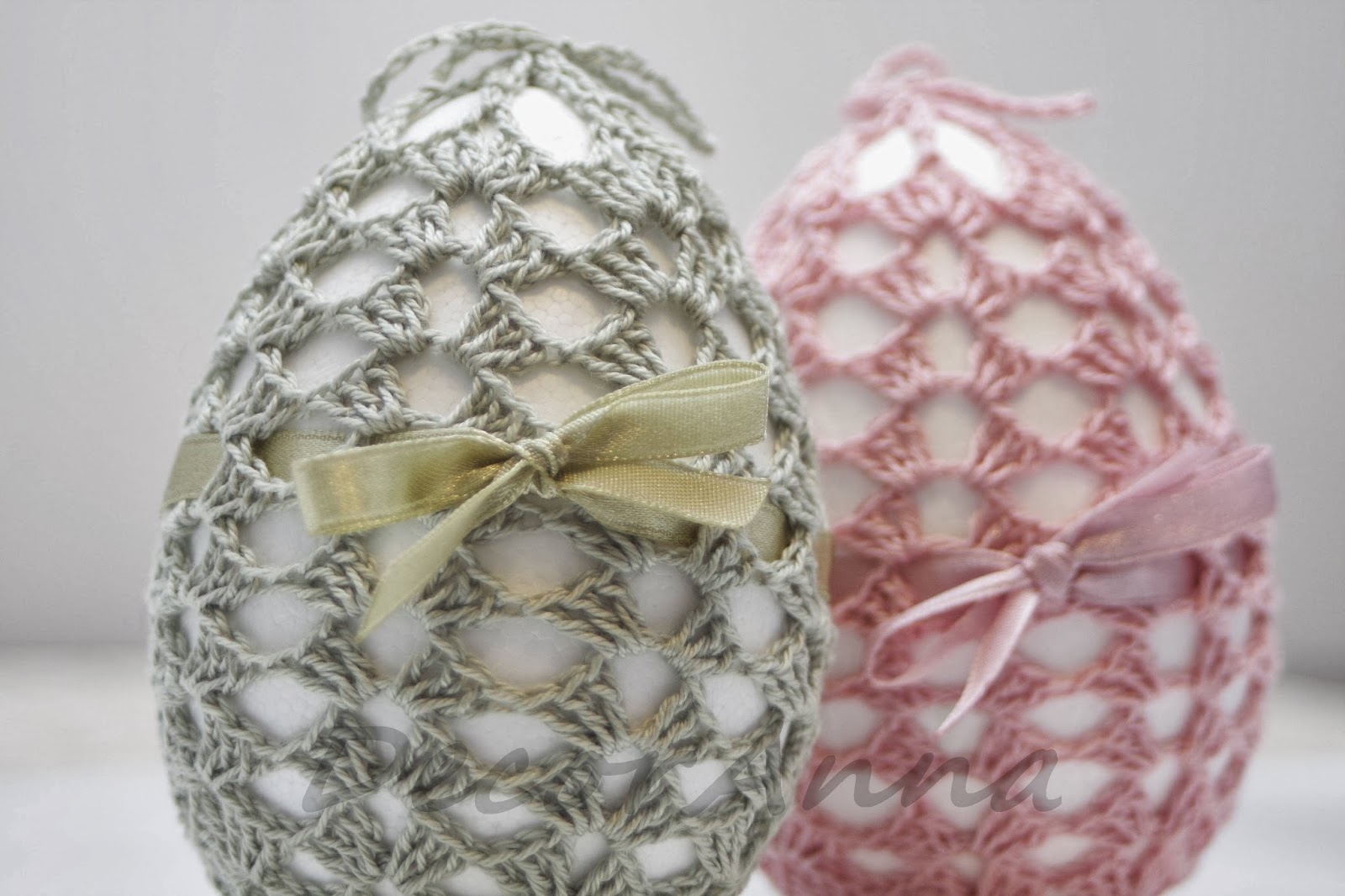 DecorAnna Wielkanocne jajka szydełkowe Easter crochet eggs