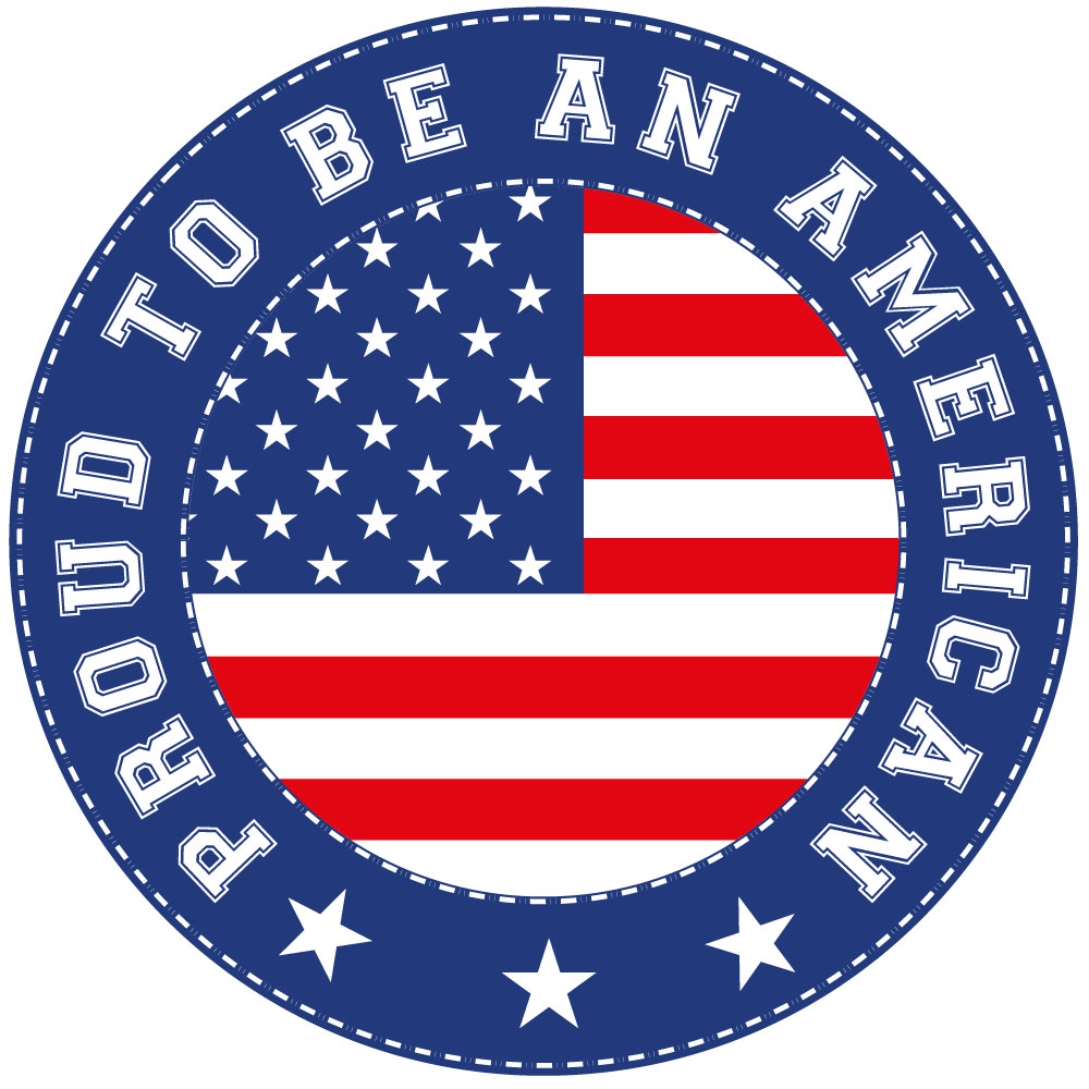 American patriotic vector stickers Free vector blog