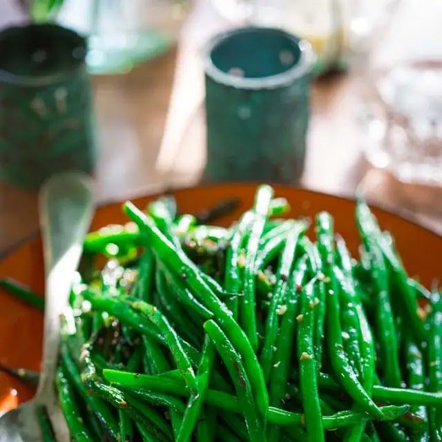 Simple Skillet Green Beans