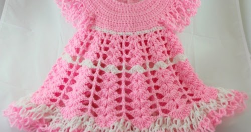 Beautiful Skills - Crochet Knitting Quilting : Shells and lacy dress ...