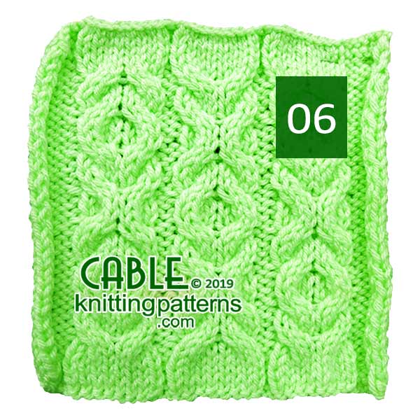 Cable Knitting Pattern 06