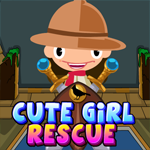 Games4King Cute Girl Rescue Walkthrough