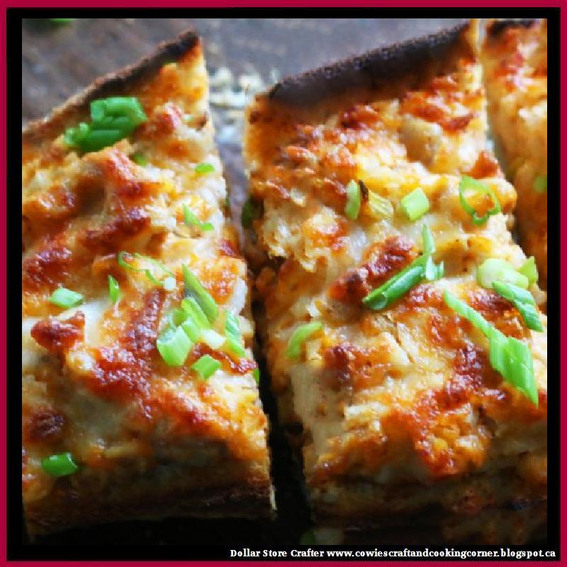 Dollar Store Crafter Buffalo ChickenGarlic Bread