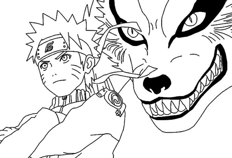 Tren Gaya 37 Sketsa Gambar Kartun Naruto