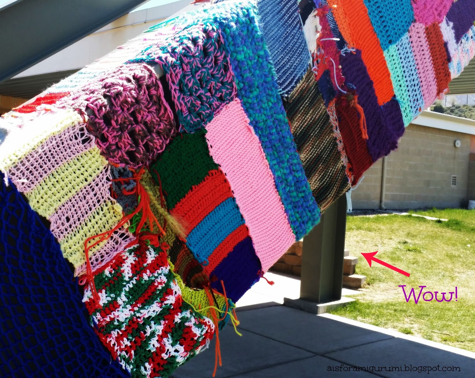 First Yarn Bomb 2014