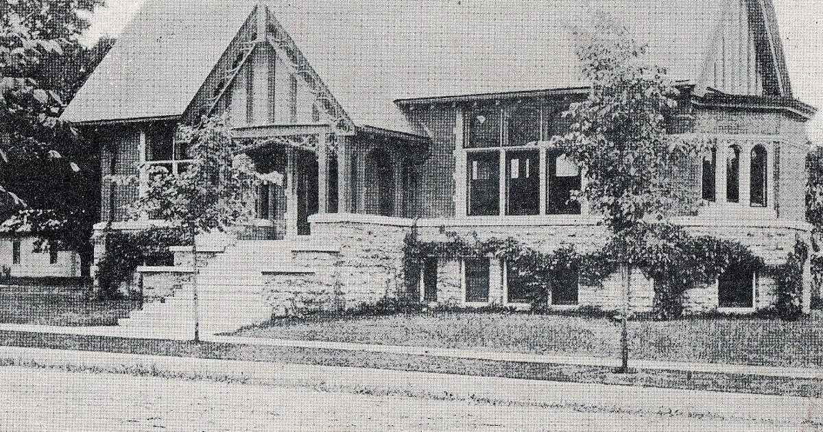 Library Postcards Library, Richland Center, Wisconsin, 1912