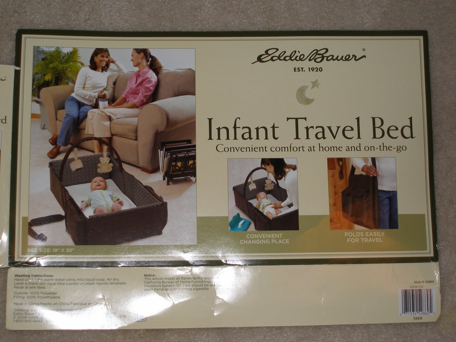 The Tourist Baby: Travel with Kids Product Review: Eddie Bauer Infant