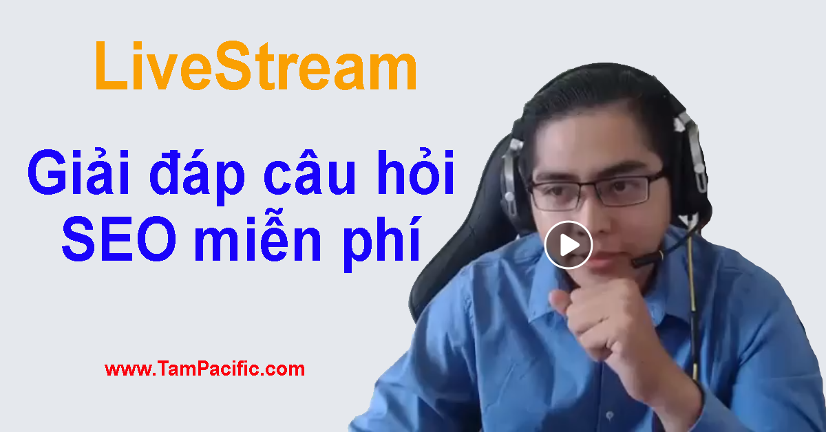 Livestream Giải Đáp Câu Hỏi SEO Miễn Phí cùng Diệp Nguyễn Livestream Giải Đáp Câu Hỏi SEO Miễn Phí cùng Diệp Nguyễn