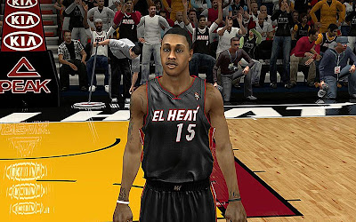 NBA 2K13 El Heat Noche Latina Jersey Patch