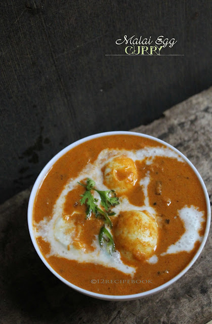 Malai Egg Curry - Recipe Book