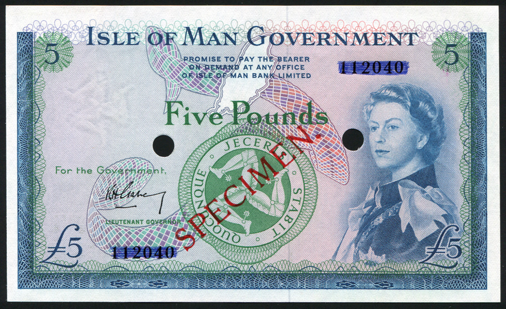 Isle of Man Five Pounds banknoteWorld