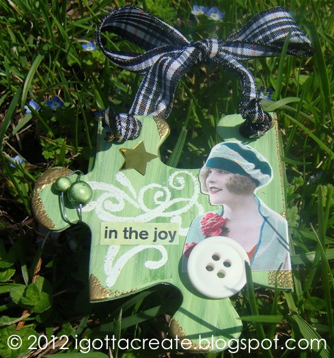Puzzle Piece Lucky Charms for #StPatrick Day! | 3 styles at I Gotta Create!