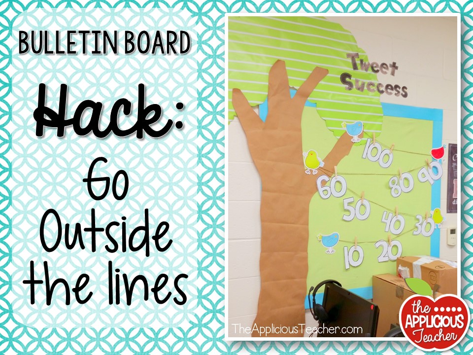 Bulletin Board Hacks to Save Your Sanity The Applicious Teacher