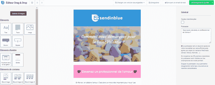 Solution emailing SendinBlue