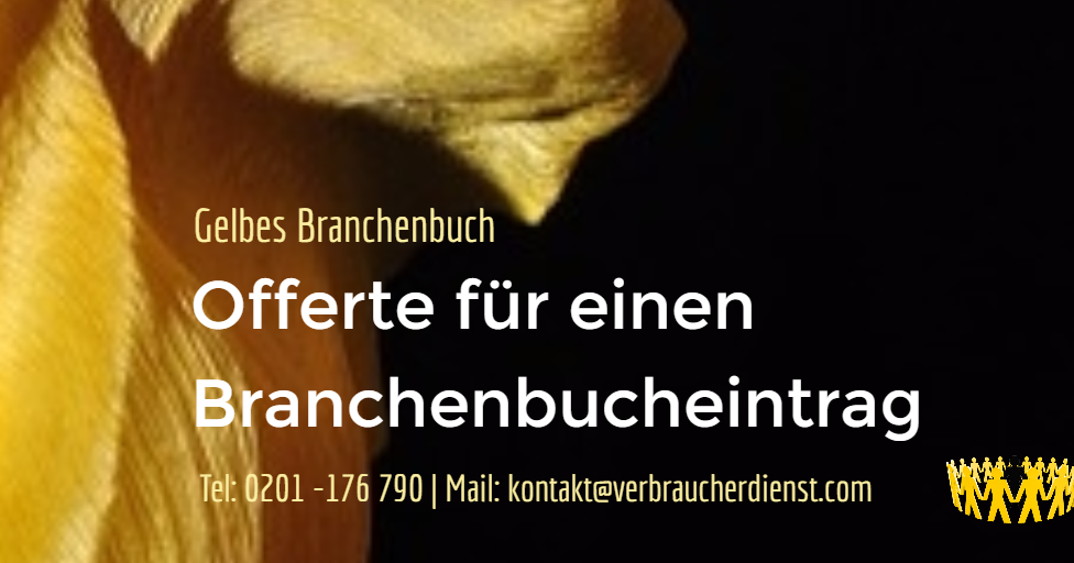 Gelbes Branchenbuch – Offerte für einen Branchenbucheintrag ...