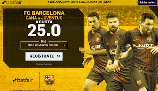 betfair supercuota 25 victoria de Barcelona a Juventus champions 22 noviembre betfair supercuota 25 victoria de Barcelona a Juventus champions 22 noviembre