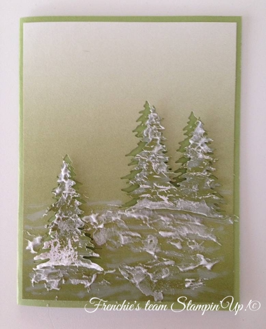 Frenchie's Team with Carole of Christmas and Card Front Builder, Stampin'Up!