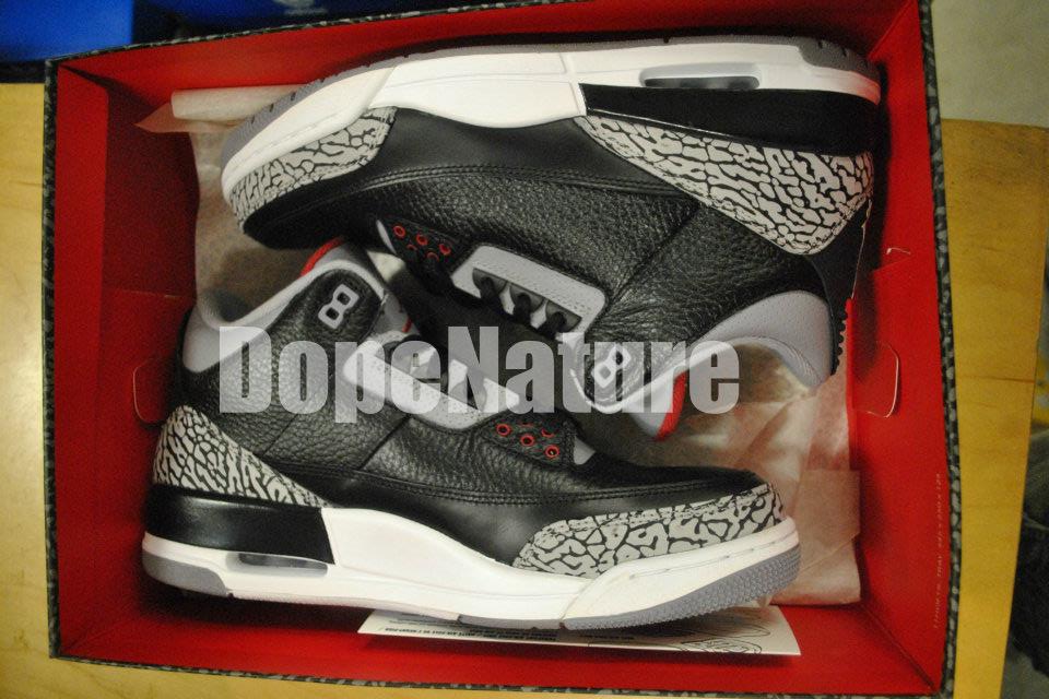 2011 black cement 3s