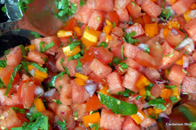 Minted Watermelon Salad