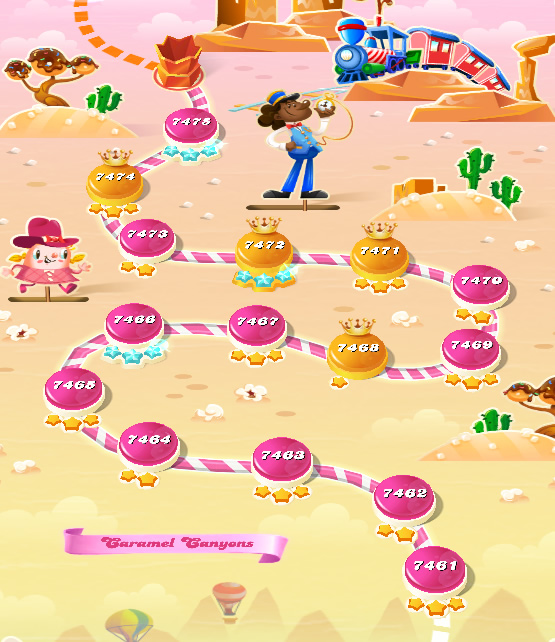Candy Crush Saga level 7461-7475 Candy Crush Saga level 7461-7475
