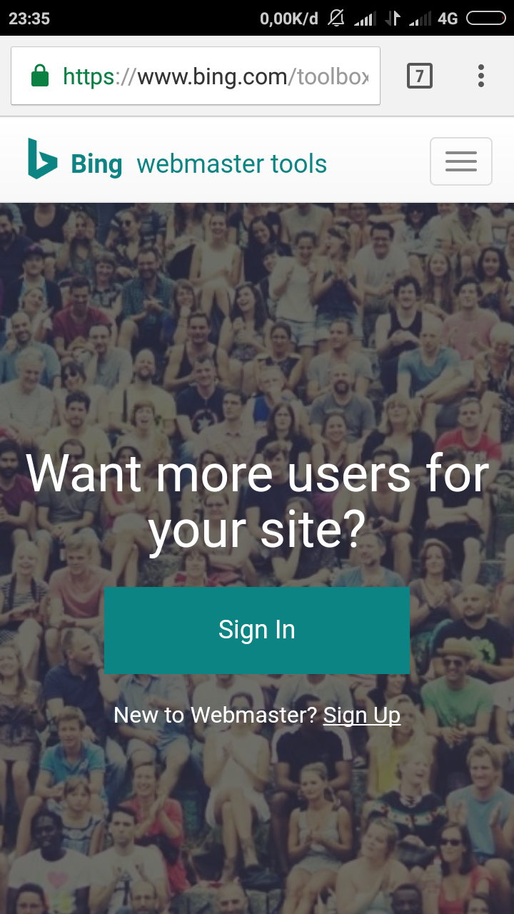 bing yaho webmaster