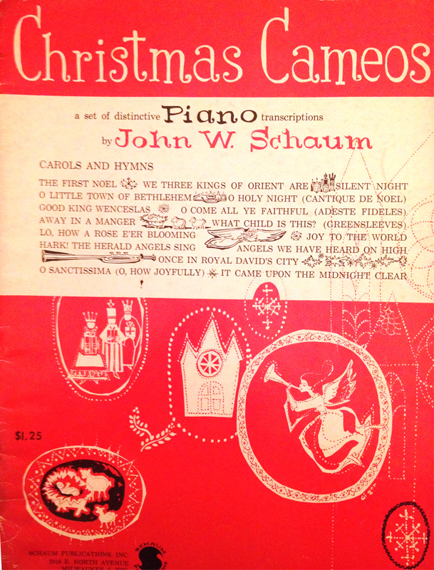 #christmas piano card happy holidays card The Copycat Collector: COLLECTION #120: Mid-Century Christmas Piano Music