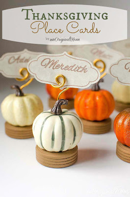 Thanksgiving place card holders