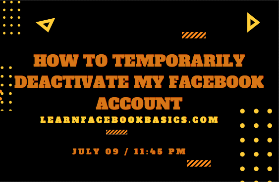 How to Deactivate My Facebook Account Step by Step