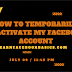 How to Deactivate My Facebook Account Step by Step