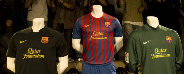 Segunda camiseta FC Barcelona 2011/2012 mañana