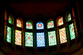 Modernist Stained Glass Windows: Fundacio Dr. Robert, Casa de Convalescencia de Sant Pau, Barcelona