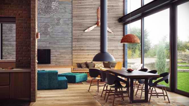 Elegant Loft Design By Alexander Uglyanitsa