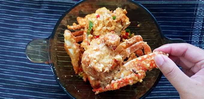 Resipi Salted Egg Crab or Ketam Masak Telur Asin