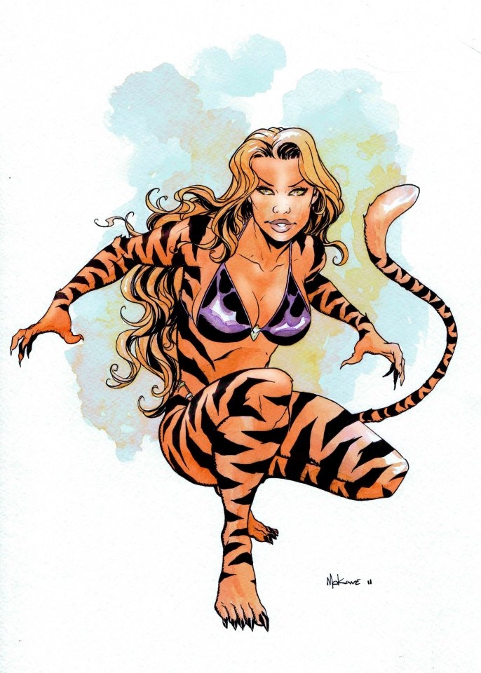 Мужчина тигр и женщина змея. Тигра (Marvel Comics). Женщина тигрица. Карикатура на тигра. Тигра Марвел арт.