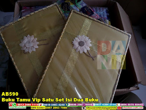jual Buku Tamu Vip Satu Set Isi Dua Buku