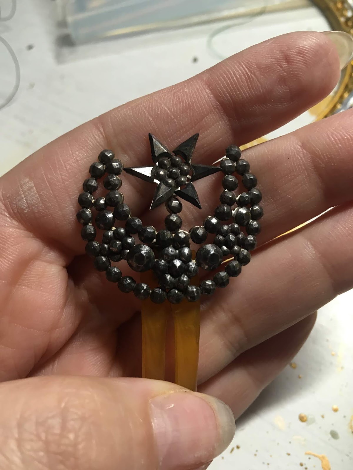 The Bohemian Belle How To Clean Antique Cut Steel Jewelry.