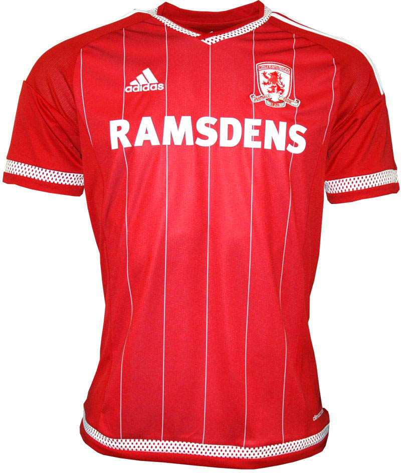 Middlesbrough 1516 Kits Released Footy Headlines