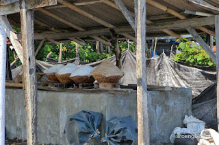 pembuatan garam tradisional yeh malet karangasem