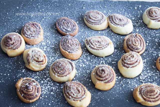 Mini galletas de nutella