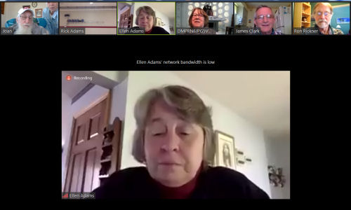 people on Zoom Chat